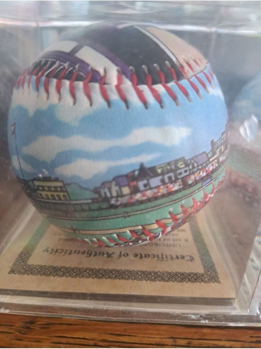 VTG Wrigley Field UNFORGETTABALL Limited Edition Baseball Collectible SEALED - Picture 3 of 6